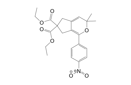 Diethyl 3,3-dimethyl-1-(4-nitrophenyl)-3,5-dihydrocyclopenta[c]pyran-6,6(7H)-dicarboxylate