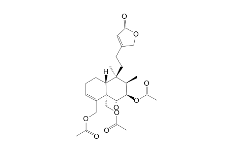 7-BETA-HYDROXY-6-ALPHA,18,19-TRIACETOXY-NEO-CLERODA-3,13-DIEN-15,16-OLIDE