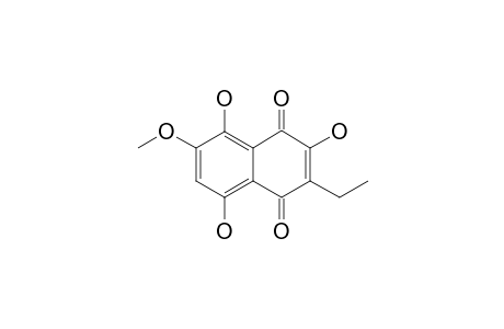 CRISTAZARIN;3-ETHYL-2-HYDROXY-7-METHOXYNAPHTHAZARIN