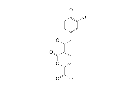 DUMORTIN-C;3-[1-HYDROXY-2-(3',4'-DIHYDROXYPHENYL)-ETHYL]-6-CARBOXY-ALPHA-PYRONE