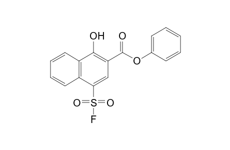 4-(fluorosulfonyl)-1-hydroxy-2-naphthoic acid, phenyl ester