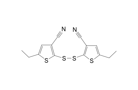 2,2'-bis[3"-Cyano-5'-ethylthiophen-2"-yl)-disulfide