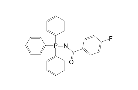 4-fluoro-N-tri(phenyl)phosphoranylidenebenzamide