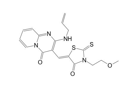 4H-pyrido[1,2-a]pyrimidin-4-one, 3-[(Z)-[3-(2-methoxyethyl)-4-oxo-2-thioxo-5-thiazolidinylidene]methyl]-2-(2-propenylamino)-