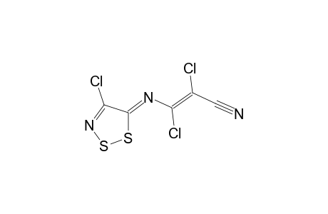 1-[N-(4-CHLORO-5H-1,2,3-DITHIAZOL-5-YLIDENE)-AMINO]-1,2-DICHLOROETHENE-2-CARBONITRILE