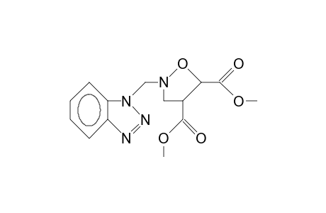 trans-2-(Benzotriazol-1-yl-methyl)-isoxazolidine-4,5-dicarboxylic acid, dimethyl ester
