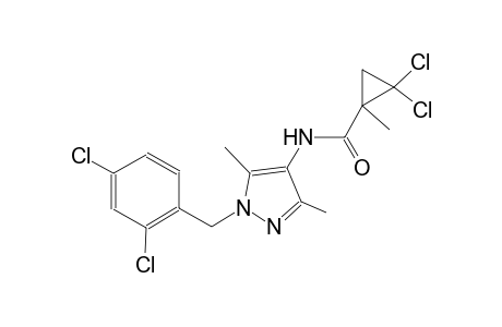 2,2-dichloro-N-[1-(2,4-dichlorobenzyl)-3,5-dimethyl-1H-pyrazol-4-yl]-1-methylcyclopropanecarboxamide