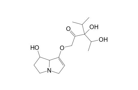 1-[(2',3'-Dihydroxy-2'-<isopropyl>butanoyl)methoxy]-7-hydroxy-1,2-didehydropyrrolizidine