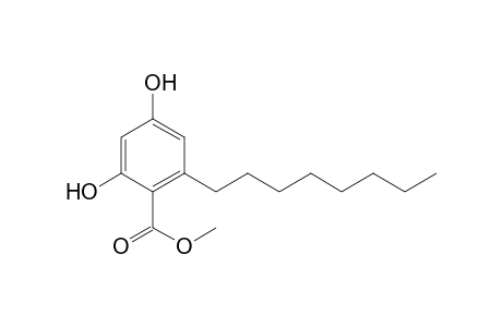 2,4-Dihydroxy-6-n-octylbenzoic acid, methyl ester