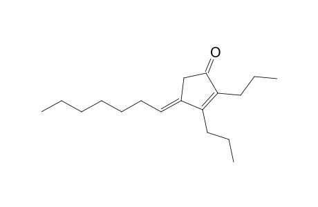 (E)-4-Heptylidene-2,3-dipropylcyclopent-2-enone