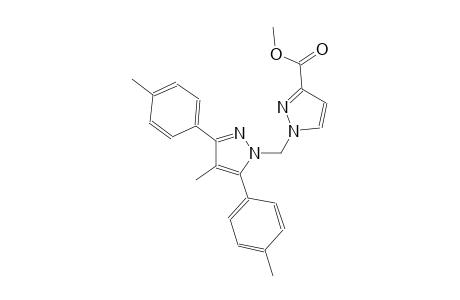 methyl 1-{[4-methyl-3,5-bis(4-methylphenyl)-1H-pyrazol-1-yl]methyl}-1H-pyrazole-3-carboxylate