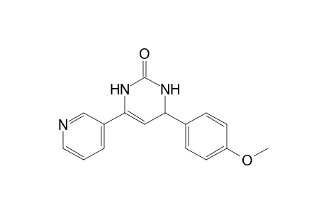 6-(Pyridin-3'-yl)-1,2,3,4-tetrahydro-2-oxo-4-(p-methoxyphenyl)-pyrimidine