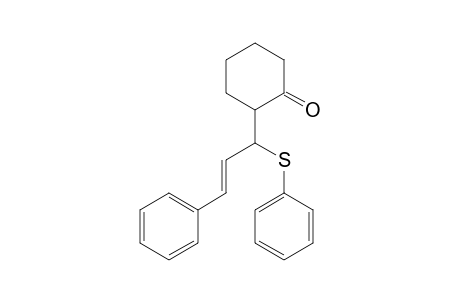 2-(3-Phenyl-1-phenylthioallyl)cyclohexanone