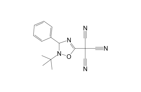 (2-tert-butyl-3-phenyl-3H-1,2,4-oxadiazol-5-yl)methanetricarbonitrile