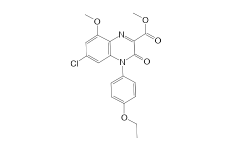 Methyl 6-Chloro-4-(4-ethoxyphenyl)-3,4-dihydro-8-methoxy-3-oxoquinoxaline-2-carboxylate