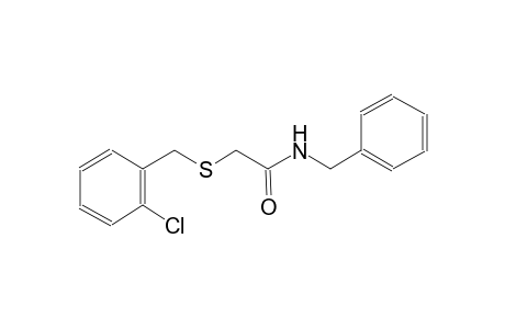 N-benzyl-2-[(2-chlorobenzyl)sulfanyl]acetamide
