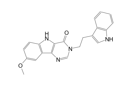 3-[2-(1H-indol-3-yl)ethyl]-8-methoxy-3,5-dihydro-4H-pyrimido[5,4-b]indol-4-one