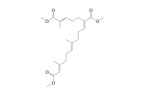 DIMETHYL-(2E,6E,10Z,14Z)-6-METHOXYCARBONYL-2,10,14-TRIMETHYLHEXADECA-2,6,10,14-TETRAENE-DIOATE