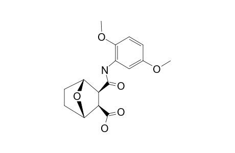 3-((2,5-DIMETHOXYPHENYL)-CARBAMOYL)-7-OXABICYCLO-[2.2.1]-HEPTANE-2-CARBOXYLIC-ACID