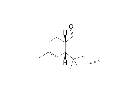 (1SR,2RS)-1-Carboxaldehyde-2-(1',1'-dimethylbut-3'-enyl)-4-methylcyclohex-3-ene