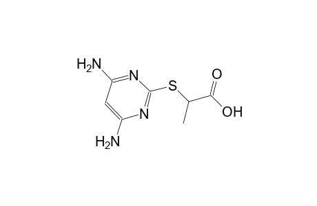 2-[(4,6-diamino-2-pyrimidinyl)sulfanyl]propanoic acid
