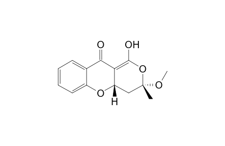 trans-4,4a-Dihydro-1-hydroxy-3-methoxy-3-methyl-3H,10H-pyrano[4,3-b][1]benzopyran-10-one