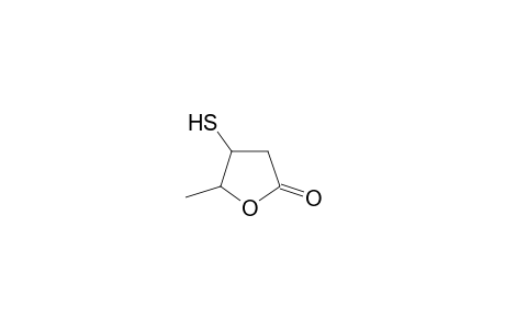 VALERIC ACID, 4-HYDROXY-3- MERCAPTO-, G-LACTONE