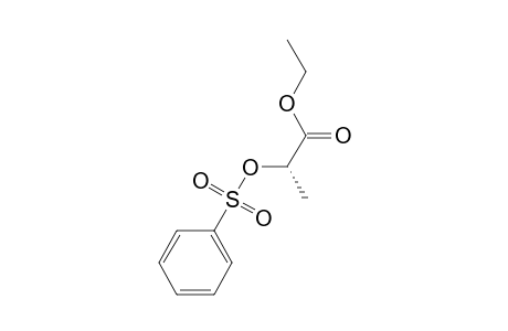 Propanoic acid, 2-[(phenylsulfonyl)oxy]-, ethyl ester, (S)-