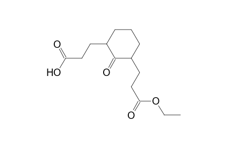 1,3-Cyclohexanedipropanoic acid, 2-oxo-, ethyl ester