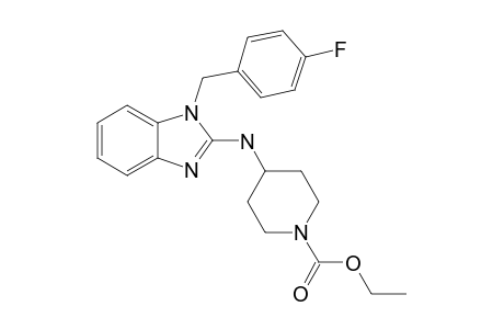 4-[[1-(4-Fluorobenzyl)benzimidazol-2-yl]amino]piperidine-1-carboxylic acid ethyl ester