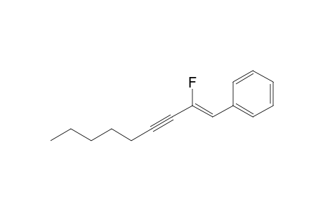 2-Fluoro-1-phenylnon-1-en-3-yne