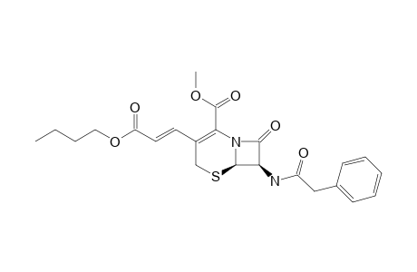 (6R,7R)-3-[(E)-3-butoxy-3-keto-prop-1-enyl]-8-keto-7-[(2-phenylacetyl)amino]-5-thia-1-azabicyclo[4.2.0]oct-2-ene-2-carboxylic acid methyl ester