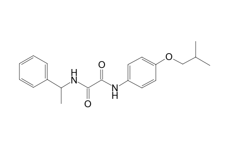 Oxamide, N-[4-(2-methylpropoxy)phenyl]-N'-(1-phenylethyl)-