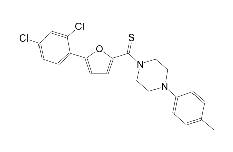 1-{[5-(2,4-dichlorophenyl)-2-furyl]carbothioyl}-4-(4-methylphenyl)piperazine