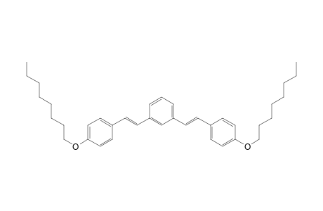 (E,E)-1,3-bis[2-(4-octyloxyphenyl)ethenyl]benzene
