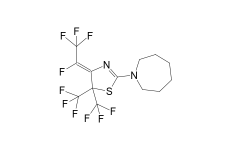 (4E)-2-(1-azepanyl)-4-(1,2,2,2-tetrafluoroethylidene)-5,5-bis(trifluoromethyl)thiazole