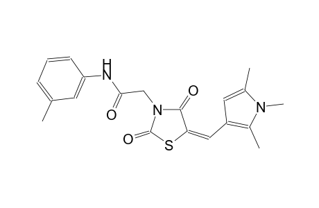 3-thiazolidineacetamide, N-(3-methylphenyl)-2,4-dioxo-5-[(1,2,5-trimethyl-1H-pyrrol-3-yl)methylene]-, (5E)-