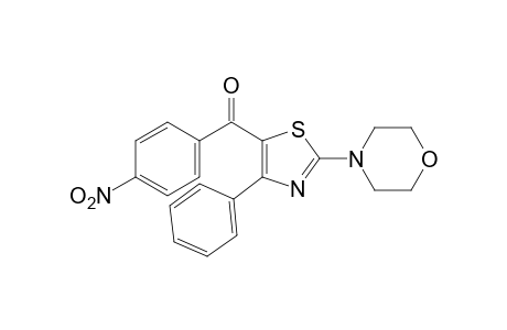 2-morpholino-4-phenyl-5-thiazolyl p-nitrophenyl ketone