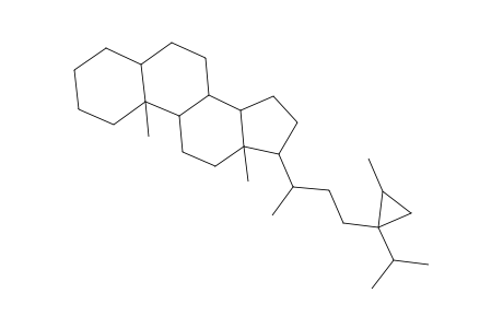 24-Norcholane, 23-[2-methyl-1-(1-methylethyl)cyclopropyl]-, (5.alpha.)-