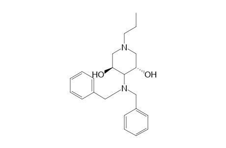 (3S,5S)-4-Dibenzylamino-3,5-dihydroxy-1-propylpiperidine