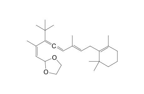 2-[(1Z,6E)-3-tert-butyl-2,6-dimethyl-8-(2,6,6-trimethyl-1-cyclohexenyl)octa-1,3,4,6-tetraenyl]-1,3-dioxolane