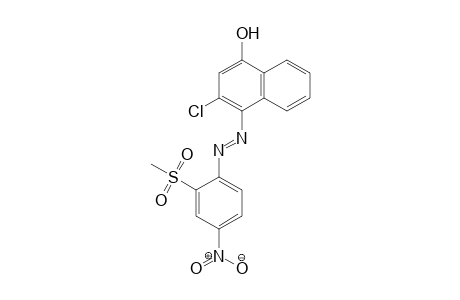 1-Naphthalenol, 3-chloro-4-[2-[2-(methylsulfonyl)-4-nitrophenyl]diazenyl]-