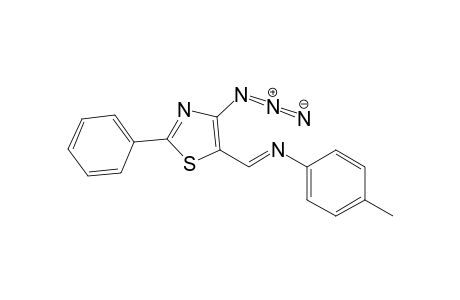 5-[(N-p-tolylimino)methyl]-4-azido-2-phenylthiazole