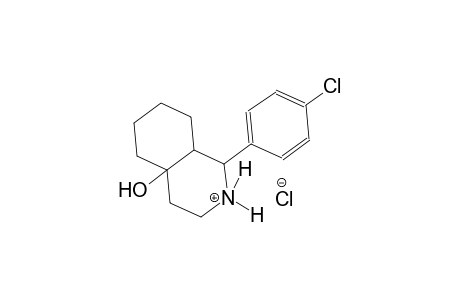 1-(4-chlorophenyl)-4a-hydroxydecahydroisoquinolinium chloride