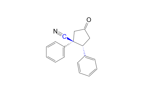 1,2-cis-diphenyl-4-oxocyclopentanecarbonitrile