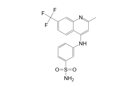 benzenesulfonamide, 3-[[2-methyl-7-(trifluoromethyl)-4-quinolinyl]amino]-