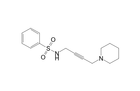 N-(4-piperidin-1-ylbut-2-ynyl)benzenesulfonamide