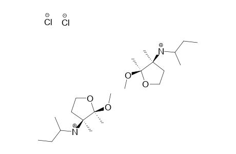 CIS-3-(N-SEC.-BUTYLAMINO)-2-METHOXY-2,3-DIMETHYLOXOLANE_HYDROCHLORIDE;MIXTURE_OF_DIASTEREOMERS