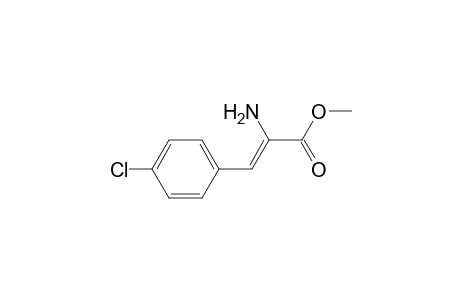 2-Propenoic acid, 2-amino-3-(4-chlorophenyl)-, methyl ester, (Z)-