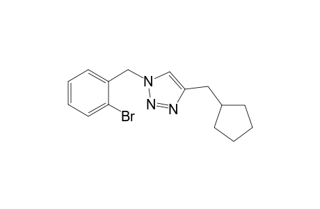 1-(2-Bromobenzyl)-4-(cyclopentylmethyl)-1H-1,2,3-triazole